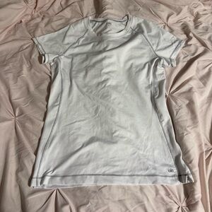 ALO Yoga Classic White Short Sleeve Tee